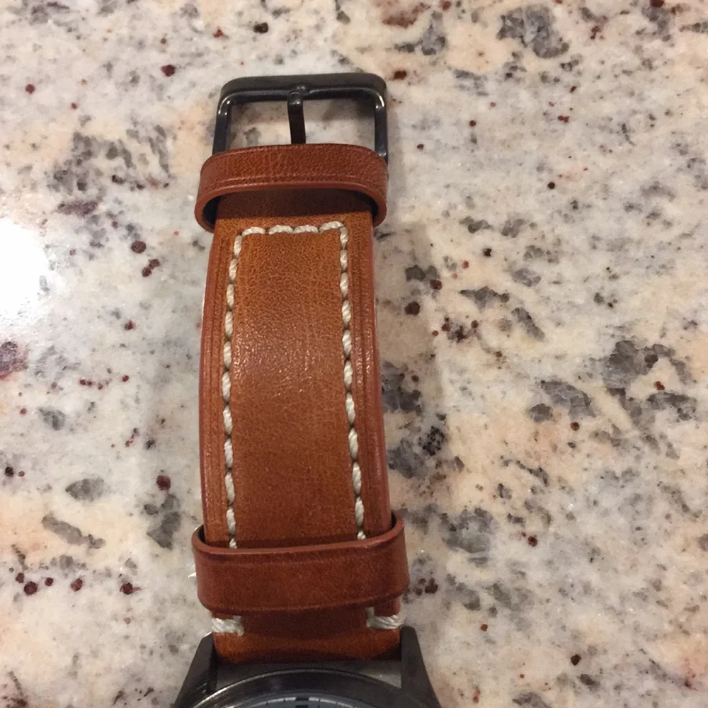Tokyobay Watch w Brown Leather Band